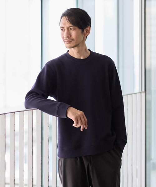TAKEO KIKUCHI（タケオキクチ）の「【尾州織】クルーネック カットソー（Tシャツ/カットソー・メンズ・ネイビー/ライトグレー/ブルーグリーン・04/03/02/01）」の7枚目の写真