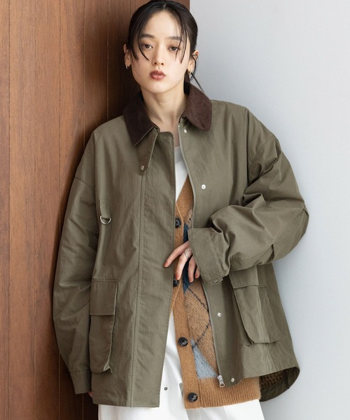 RAGEBLUE(レイジブルー)の「2WAY/ハンティングジャケット(ブルゾン・レディース・ブラック系その他/ブラック/ピンク/グリーン・FREE)」の4枚目の写真