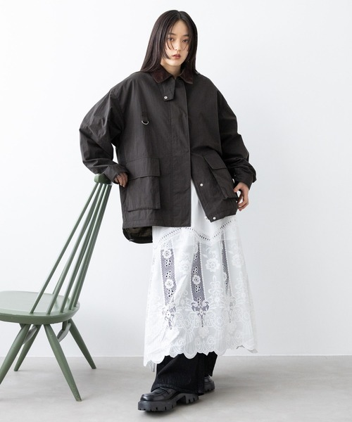 RAGEBLUE(レイジブルー)の「2WAY/ハンティングジャケット(ブルゾン・レディース・ブラック系その他/ブラック/ピンク/グリーン・FREE)」の12枚目の写真