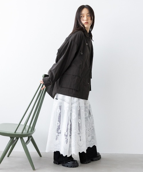 RAGEBLUE(レイジブルー)の「2WAY/ハンティングジャケット(ブルゾン・レディース・ブラック系その他/ブラック/ピンク/グリーン・FREE)」の11枚目の写真