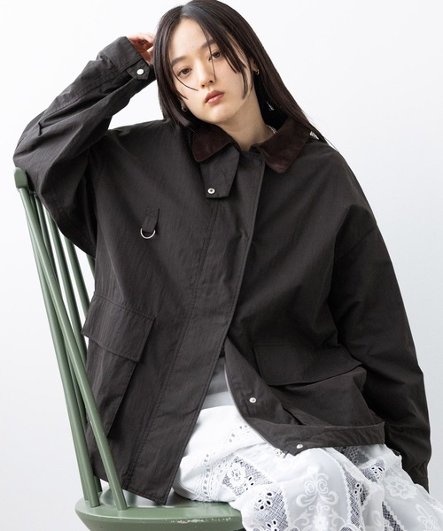 RAGEBLUE(レイジブルー)の「2WAY/ハンティングジャケット(ブルゾン・レディース・ブラック系その他/ブラック/ピンク/グリーン・FREE)」の10枚目の写真