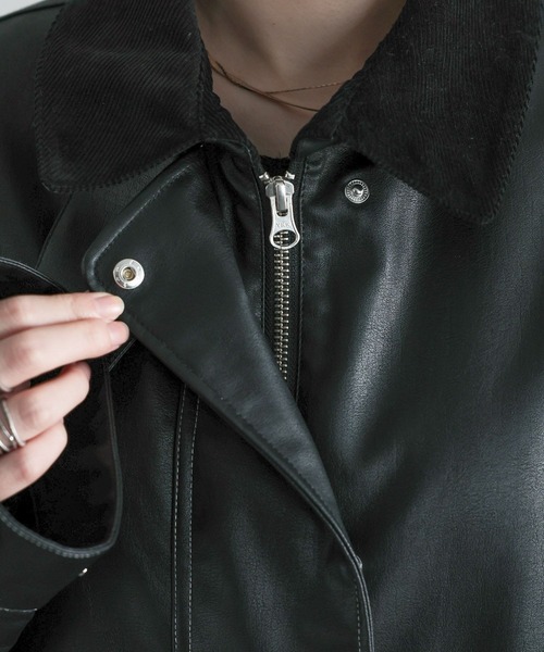 RAGEBLUE(レイジブルー)の「2WAY/ハンティングジャケット(ブルゾン・レディース・ブラック系その他/ブラック/ピンク/グリーン・FREE)」の13枚目の写真