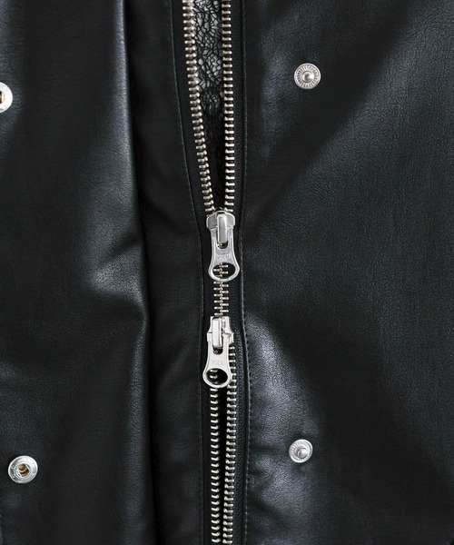 RAGEBLUE(レイジブルー)の「2WAY/ハンティングジャケット(ブルゾン・レディース・ブラック系その他/ブラック/ピンク/グリーン・FREE)」の5枚目の写真