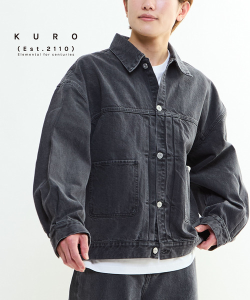 Kurowear CONVERSE TOKYO(コンバーストウキョウ)の「【KURO】DENIM JACKET/ GREY(デニムジャケット)」 - WEAR