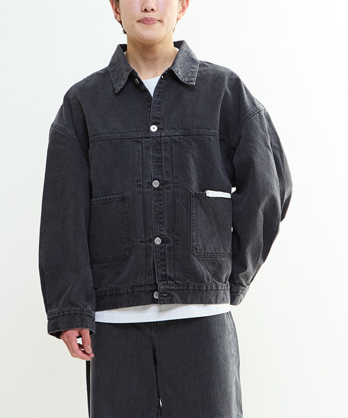 Kurowear Jacket CONVERSE TOKYO(コンバーストウキョウ)の「【KURO】DENIM JACKET/ GREY(デニムジャケット)」 - WEAR