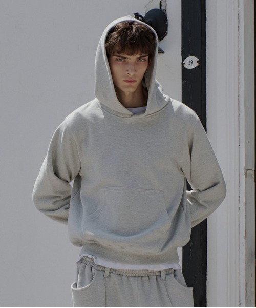 heavyweight cropped pull hoodie/ヘビーウェイトクロップドプル