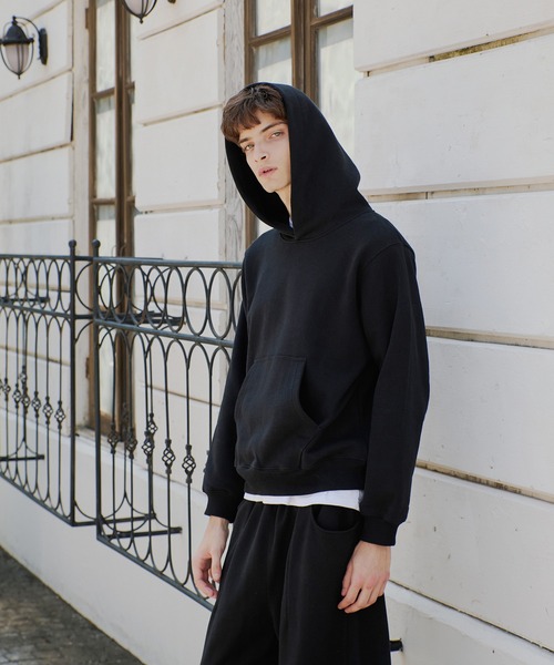 heavyweight cropped pull hoodie/ヘビーウェイトクロップドプル