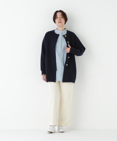 human woman(ヒューマンウーマン)の「◆オーガニックコットンチノクロスカーゴパンツ(その他パンツ・レディース・カーキ/ホワイト系その他・MEDIUM/SMALL)」の13枚目の写真