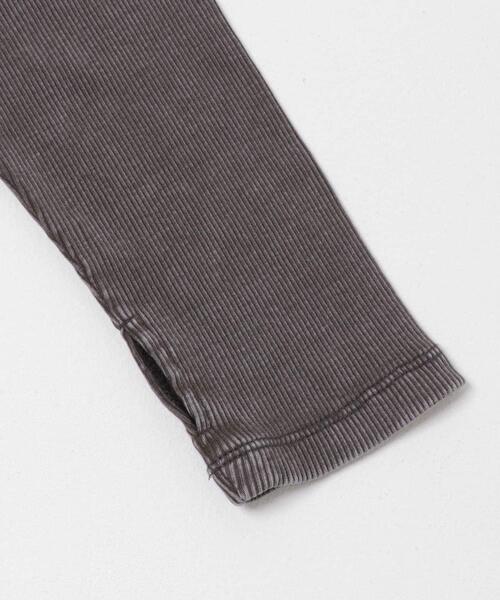 SENSE OF PLACE by URBAN RESEARCH（センスオブプレイスバイアーバンリサーチ）の「フロントボタンリブトップ（Tシャツ/カットソー・レディース・チャコールグレー/ブラウン/イエロー・ONE）」の10枚目の写真