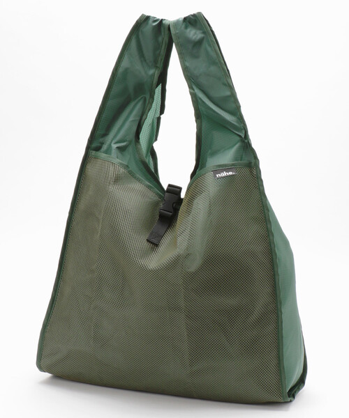 Nahe(ネーエ)の「nahe/ネーエ SHOPPER エコバッグ(エコバッグ/サブバッグ・メンズ・イエロー/レッド/グリーン/ブラック/ブルー・ONE SIZE)」の2枚目の写真