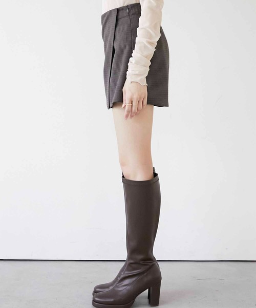 セール】【Luan】CHECK MINI SKORT/チェックミニスコート