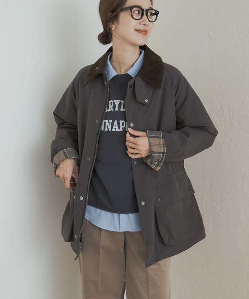 即完売人気商品　roku（6）barbour バブアー 別注コート UA「ロク(6)」からバブアーの別注コート「トランスポート