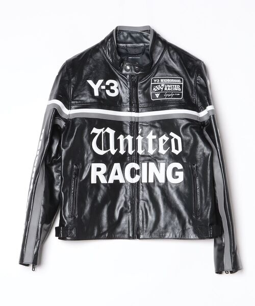 Y-3（ワイスリー）の「Y-3 NBHD LEATHER RACER JACKET（ブルゾン