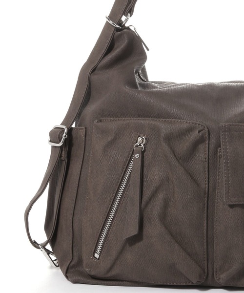 LEPSIM(レプシィム)の「3WAYリュックショルダー 595114(ショルダーバッグ・レディース・ブラック/ブラウン/グレイッシュベージュ/ブラック系その他/チャコールグレー・ONE SIZE)」の20枚目の写真