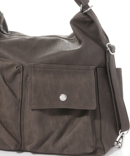 LEPSIM(レプシィム)の「3WAYリュックショルダー 595114(ショルダーバッグ・レディース・ブラック/ブラウン/グレイッシュベージュ/ブラック系その他/チャコールグレー・ONE SIZE)」の18枚目の写真