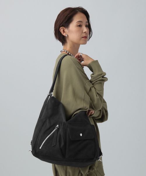 LEPSIM(レプシィム)の「3WAYリュックショルダー 595114(ショルダーバッグ・レディース・ブラック/ブラウン/グレイッシュベージュ/ブラック系その他/チャコールグレー・ONE SIZE)」の6枚目の写真