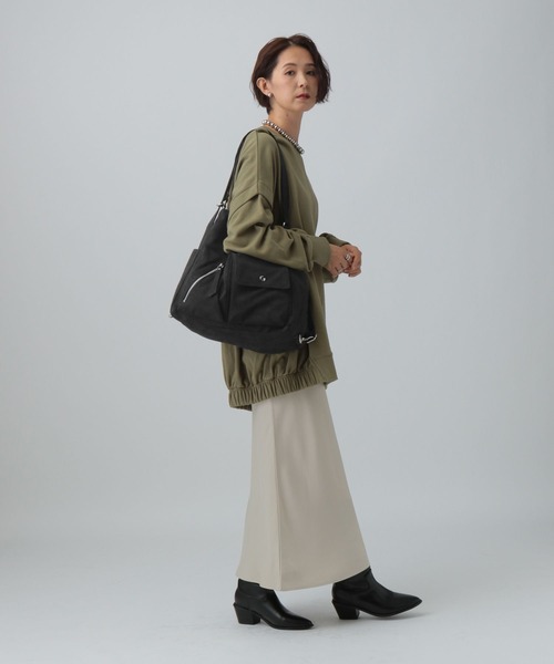 LEPSIM(レプシィム)の「3WAYリュックショルダー 595114(ショルダーバッグ・レディース・ブラック/ブラウン/グレイッシュベージュ/ブラック系その他/チャコールグレー・ONE SIZE)」の9枚目の写真