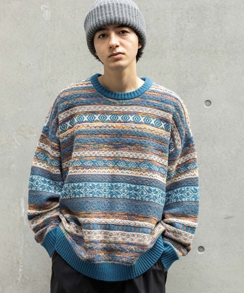 フェアアイルニットプルオーバー（ニット/セーター）｜niko and