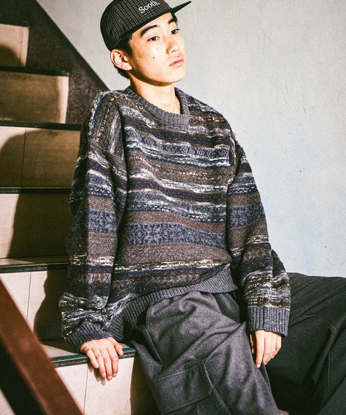 フェアアイルニットプルオーバー（ニット/セーター）｜niko and