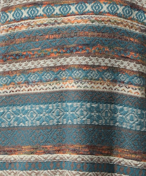 niko and...（ニコアンド）の「フェアアイルニットプルオーバー（ニット/セーター・メンズ・ブルー/チャコール/アイボリー/ブラック・MEDIUM/LARGE）」の18枚目の写真