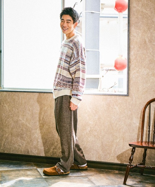 ニコマル フェアアイルニットプルオーバー（ニット/セーター）｜niko and