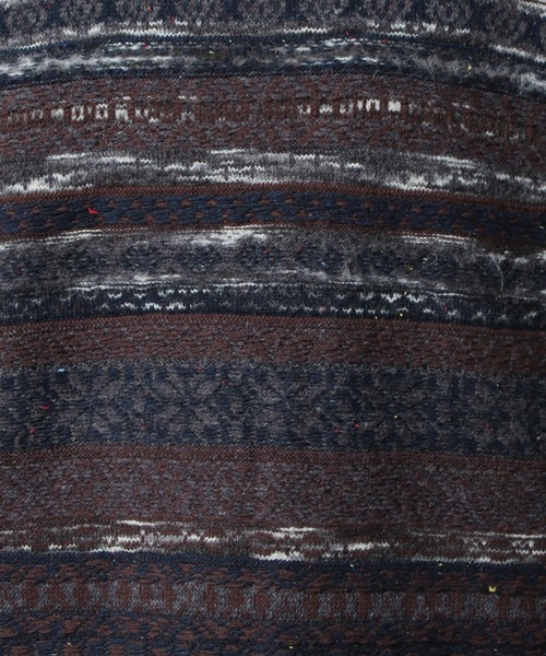 niko and...（ニコアンド）の「フェアアイルニットプルオーバー（ニット/セーター・メンズ・ブルー/チャコール/アイボリー/ブラック・MEDIUM/LARGE）」の16枚目の写真