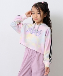 X-girl Stages | 肩ラインロゴプリントパーカー(パーカー)