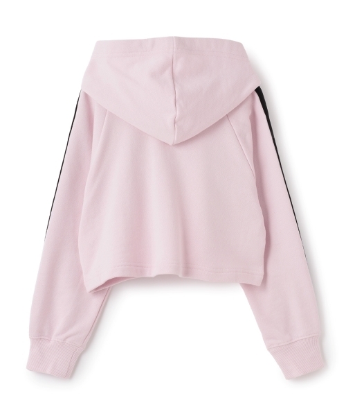 X-girl Stages（エックスガールステージス）の「肩ラインロゴプリントパーカー（パーカー・キッズ・ブラック/ピンク/カラフル・140cm/90cm/100cm/130cm/120cm/110cm）」の4枚目の写真