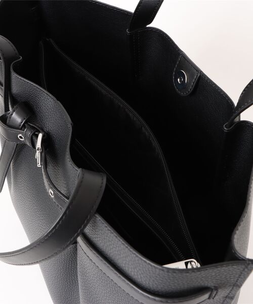 MICHAEL KORS（マイケルコース）の「EMILIA EW ペブルレザー トート ラージ（トートバッグ・レディース・ブラック・FREE）」の8枚目の写真