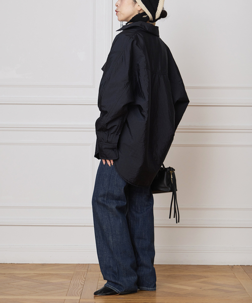 christian wijnants(クリスチャンワイナンツ)の「CHRISTIAN WIJNANTS/クリスチャンワイナンツ PADDED NYLON SHIRT(その他アウター・レディース・カーキ/ネイビー・FREE)」の14枚目の写真