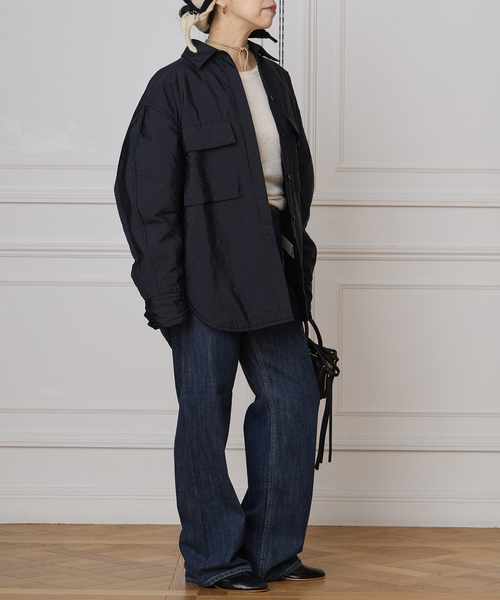 christian wijnants(クリスチャンワイナンツ)の「CHRISTIAN WIJNANTS/クリスチャンワイナンツ PADDED NYLON SHIRT(その他アウター・レディース・カーキ/ネイビー・FREE)」の16枚目の写真
