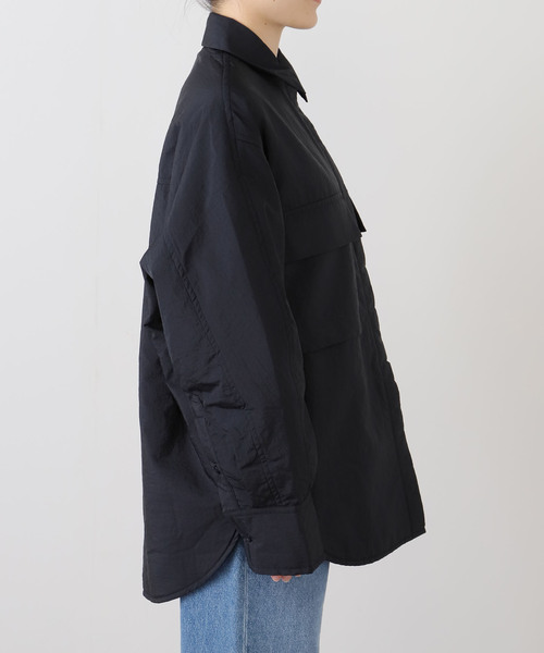 christian wijnants(クリスチャンワイナンツ)の「CHRISTIAN WIJNANTS/クリスチャンワイナンツ PADDED NYLON SHIRT(その他アウター・レディース・カーキ/ネイビー・FREE)」の8枚目の写真