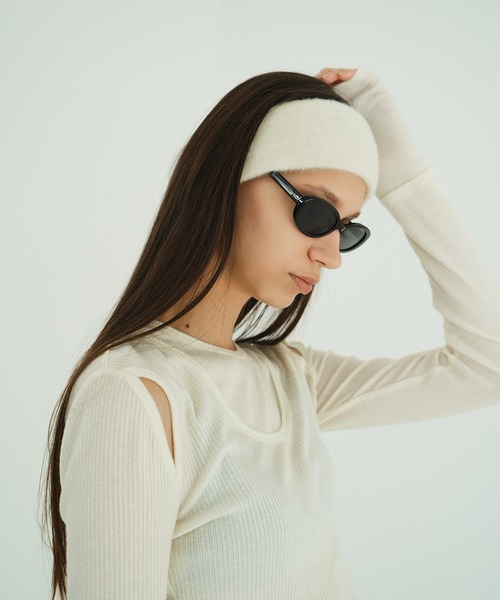 CLANE(クラネ)の「WOOL HAIR BAND(ヘアバンド・レディース・ホワイト/ベージュ/グレー・F)」の10枚目の写真