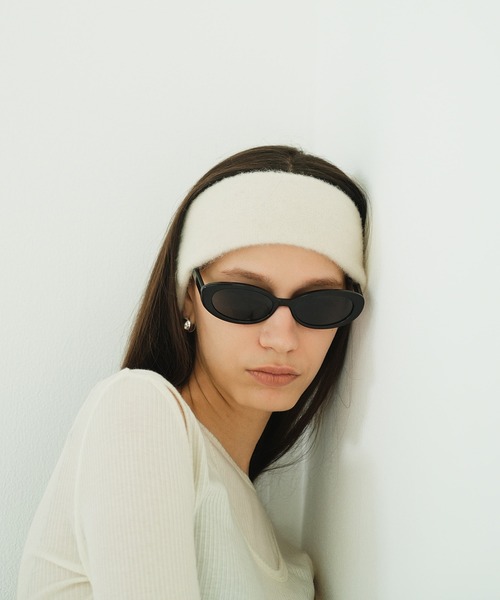 CLANE(クラネ)の「WOOL HAIR BAND(ヘアバンド・レディース・ホワイト/ベージュ/グレー・F)」の7枚目の写真