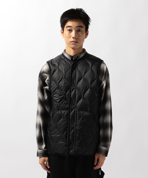 タイオン 別注MILITARY LIGHT SHELL DOWN VEST セール】【TAION(タイオン)】別注MILITARY LIGHT SHELL DOWN VEST