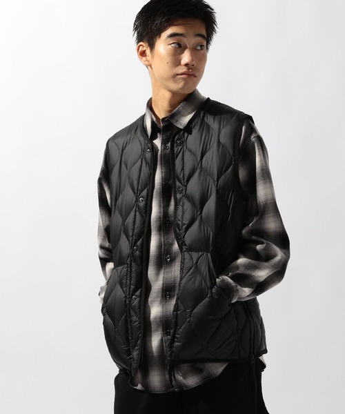 TAION　MILITARY LIGHT SHELL DOWN VEST　ベスト TAION(タイオン)】別注MILITARY LIGHT SHELL DOWN VEST（その他