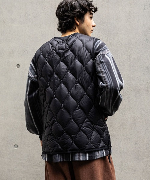 セール】【TAION(タイオン)】別注MILITARY LIGHT SHELL DOWN VEST