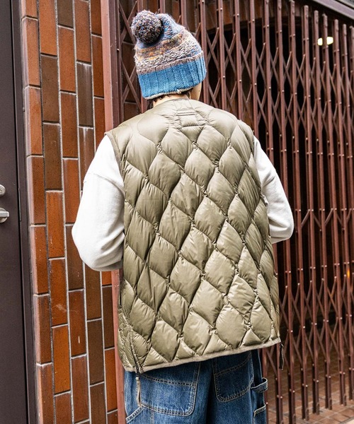 TAION(タイオン)の「【TAION(タイオン)】別注MILITARY LIGHT SHELL DOWN VEST(その他アウター・メンズ・グリーン/ブラック/オリーブ・LARGE/MEDIUM)」の17枚目の写真