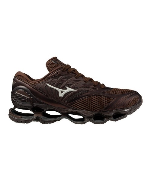 MIZUNO(ミズノ )の「MIZUNO WAVE PROPHECY LS(ミズノ ウエーブプロフェシー LS)(スニーカー・メンズ・ネイビー系/ブラウン系・23cm/23.5cm/24cm/24.5cm/25cm/25.5cm/26cm/26.5cm/27cm/27.5cm/28cm/28.5cm/29cm/30cm)」の4枚目の写真