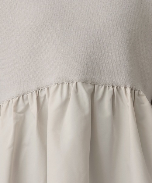 A part by（アパートバイ）の「ペプラムニットプルオーバー（ニット/セーター・レディース・ブラック/ホワイト系その他5/グレー系その他2・FREE）」の10枚目の写真