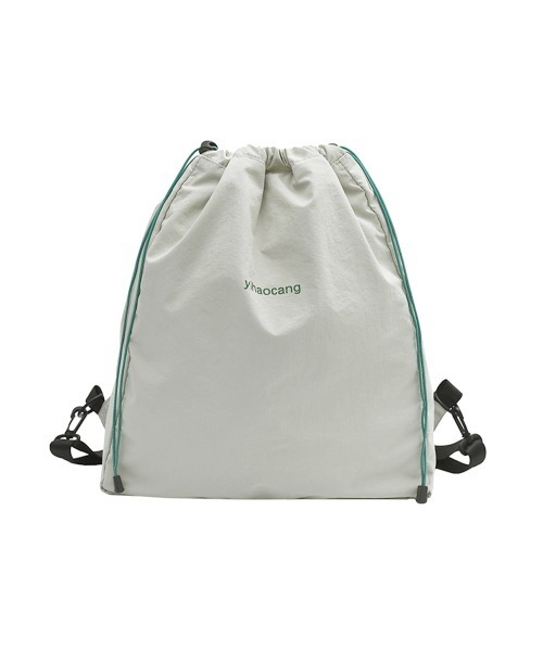 Miniministore(ミニミニストア)の「ナップサック 巾着リュック ボディバッグ(バックパック/リュック・レディース・ライトグレー/ピンク/ブラック・FREE)」の10枚目の写真