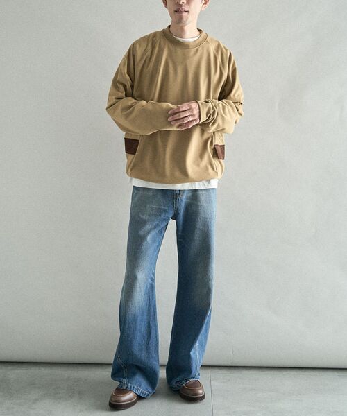 CRAFT STANDARD BOUTIQUE(クラフトスタンダードブティック)の「カーブフレアデニムパンツ(デニムパンツ・メンズ・インディゴブルー/ライトインディゴブルー/グレー・S/M/L)」の18枚目の写真