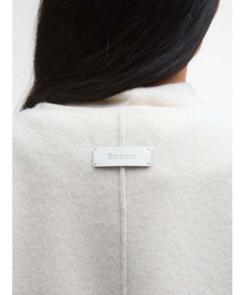 Barbour（バブアー）の「Marthaジップアップ ニットベスト（レディース）（ニット/セーター・レディース・ベージュ/ホワイト・MEDIUM/SMALL）」の7枚目の写真