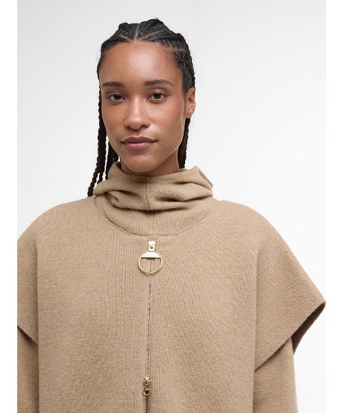 Barbour（バブアー）の「Marthaジップアップ ニットベスト（レディース）（ニット/セーター・レディース・ベージュ/ホワイト・MEDIUM/SMALL）」の11枚目の写真