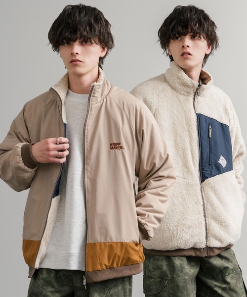 KRIFF MAYER クリフメイヤー 2WAY リバーシブルひっくりスタンドネック