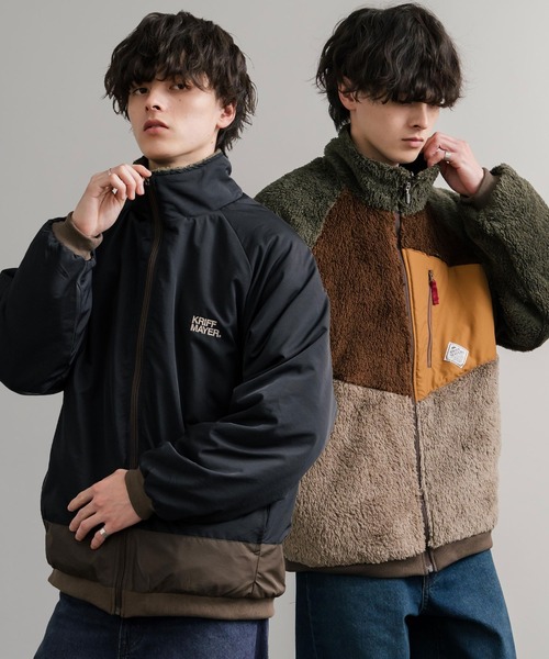 mymy様 上下2点セット KRIFF MAYER クリフメイヤー 2WAY リバーシブルひっくりスタンドネック