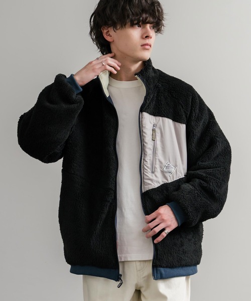 KRIFF MAYER クリフメイヤー 2WAY リバーシブルひっくりスタンドネック