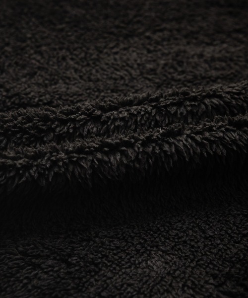 KRIFF MAYER(クリフメイヤー)の「KRIFF MAYER クリフメイヤー 2WAY リバーシブルひっくりスタンドネックボアジャケット/ロゴ刺繍入りボアブルゾン 2514404(ブルゾン・メンズ・ブラック/その他/マルチ/オリーブ/ベージュ/その他1・M/L/XL)」の14枚目の写真