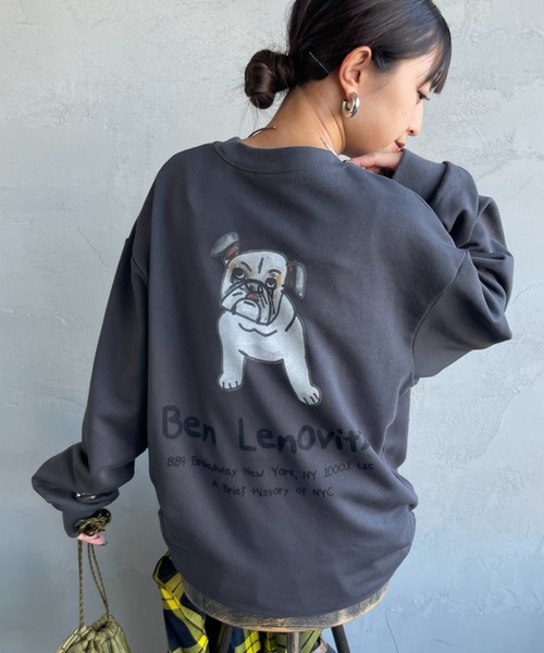 セール】[BEN LENOVITZ/ベン レノビッツ] DOG バックプリント
