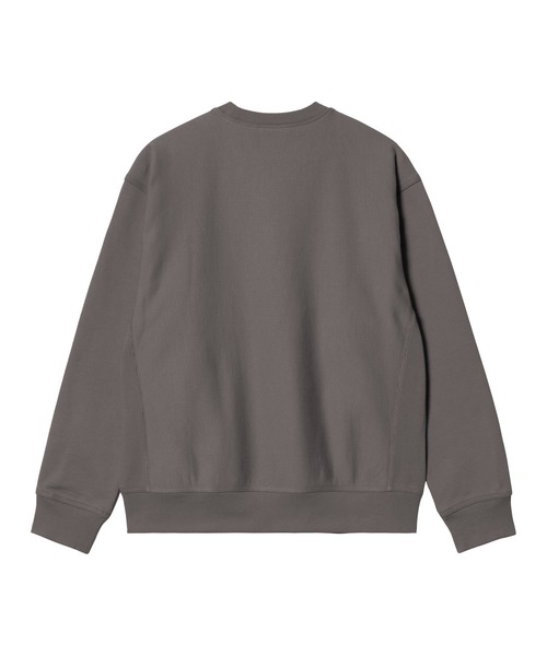 Carhartt（カーハート）の「Carhartt WIP/カーハートダブリューアイピー AMERICAN SCRIPT SWEAT スウェット/トレーナー I025475（スウェット・メンズ・ダークグリーン/グレー/ダークパープル/ブラック・S/M/L/XL）」の16枚目の写真